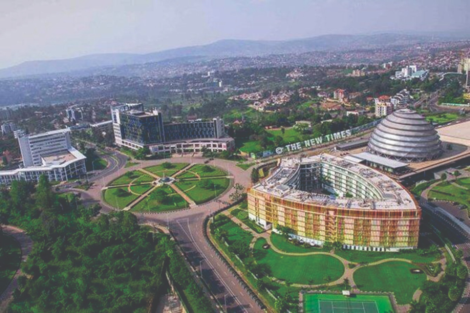 Kigali Rwanda hills city